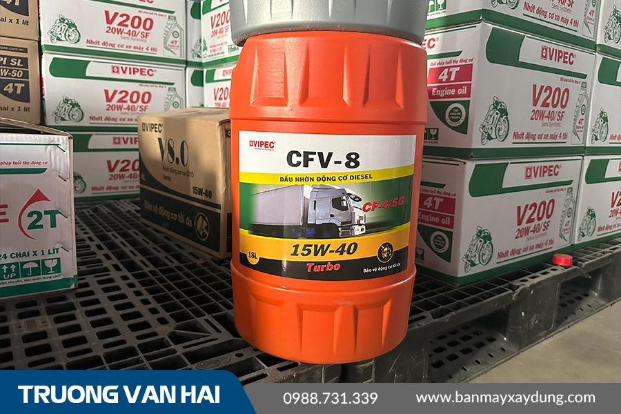 CFV-8 SAE 15W-40 - Dầu nhờn động cơ xăng và diesel cao cấp
