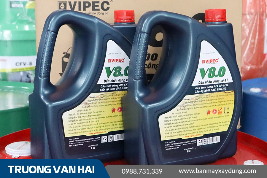 V8.0 - Nhớt Động Cơ Diesel Và Xăng Dành Cho Xe Ôtô