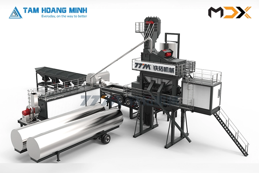 TRẠM TRỘN ASPHALT TTM SERI YLB
