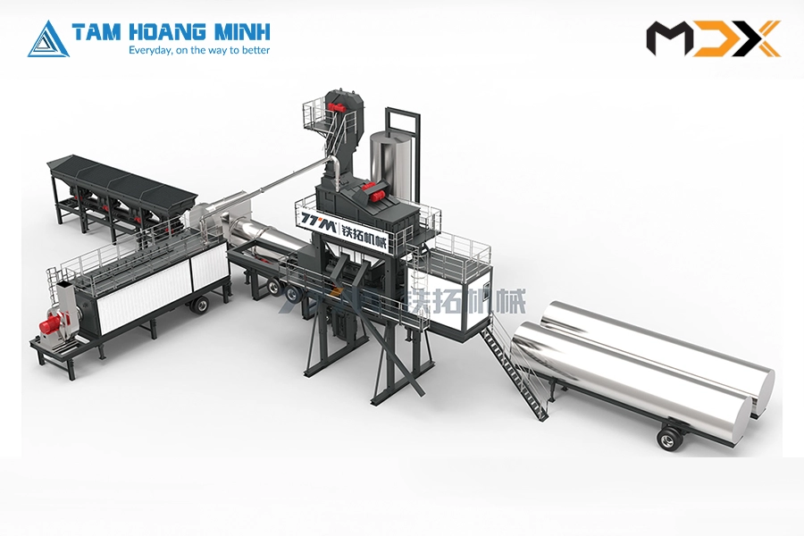 TRẠM TRỘN ASPHALT TTM SERI YLB
