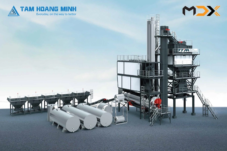 TRẠM TRỘN ASPHALT TTM SERI PLB